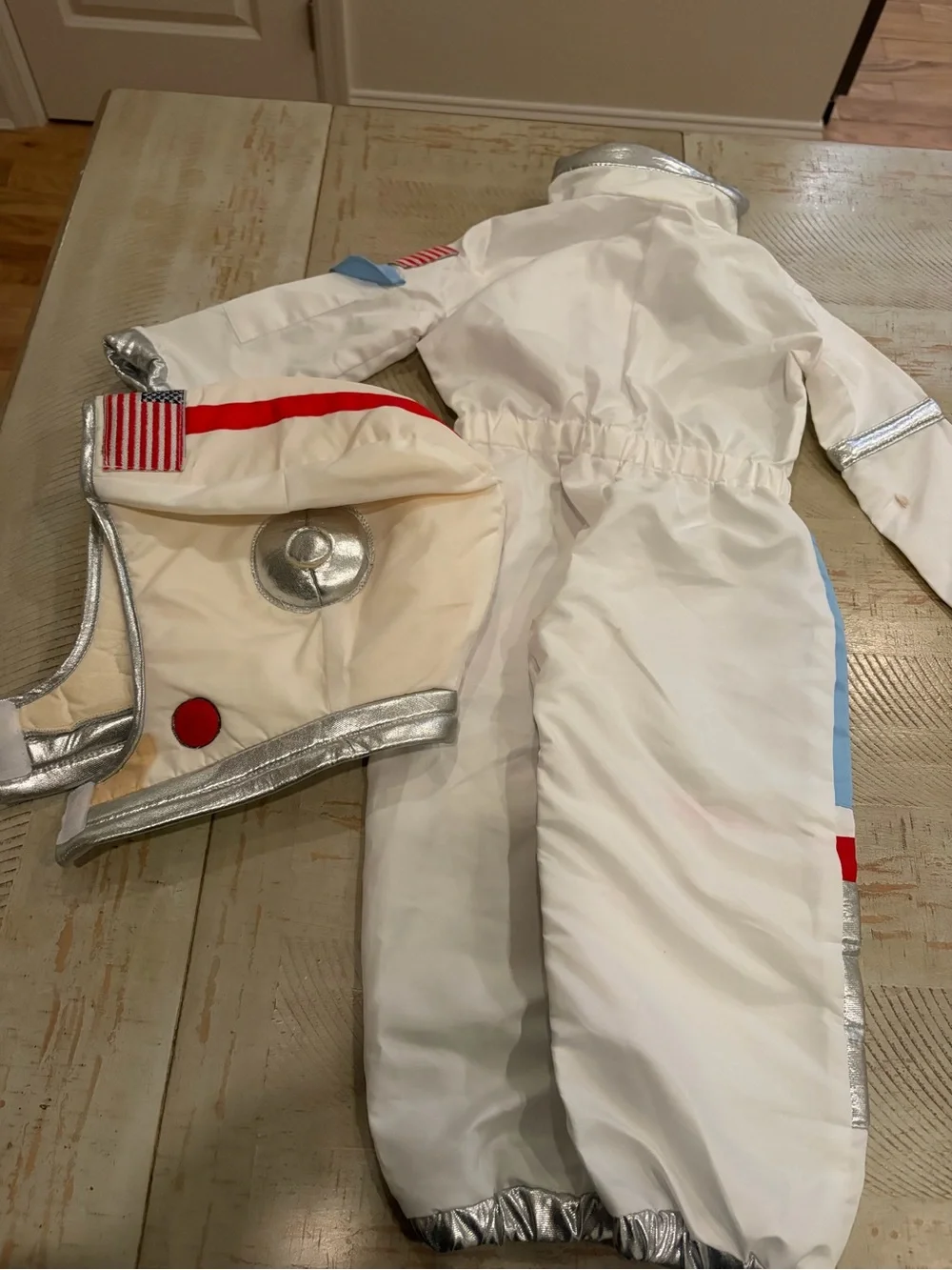 Pottery Kids White and Silver Rocket Astronaut Costume